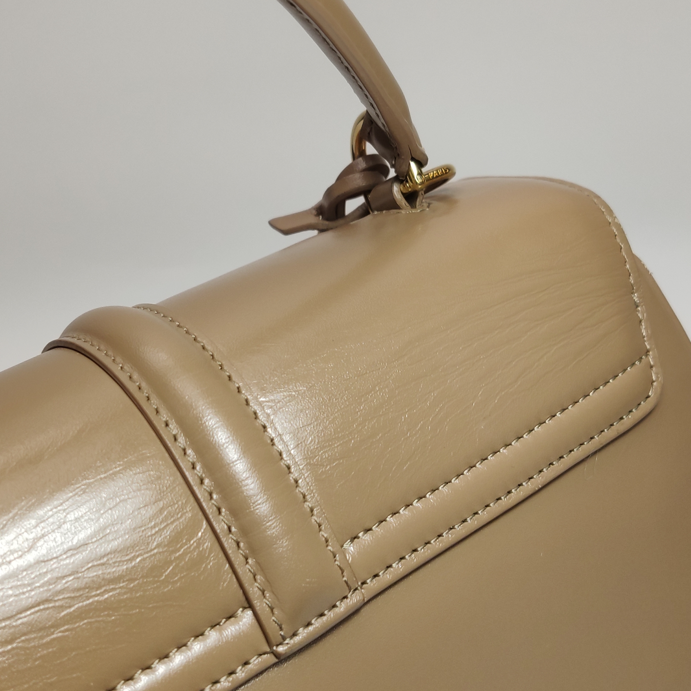 Celine 16 Top Handle Bag Grained Calfskin Medium — photo 10 of 16