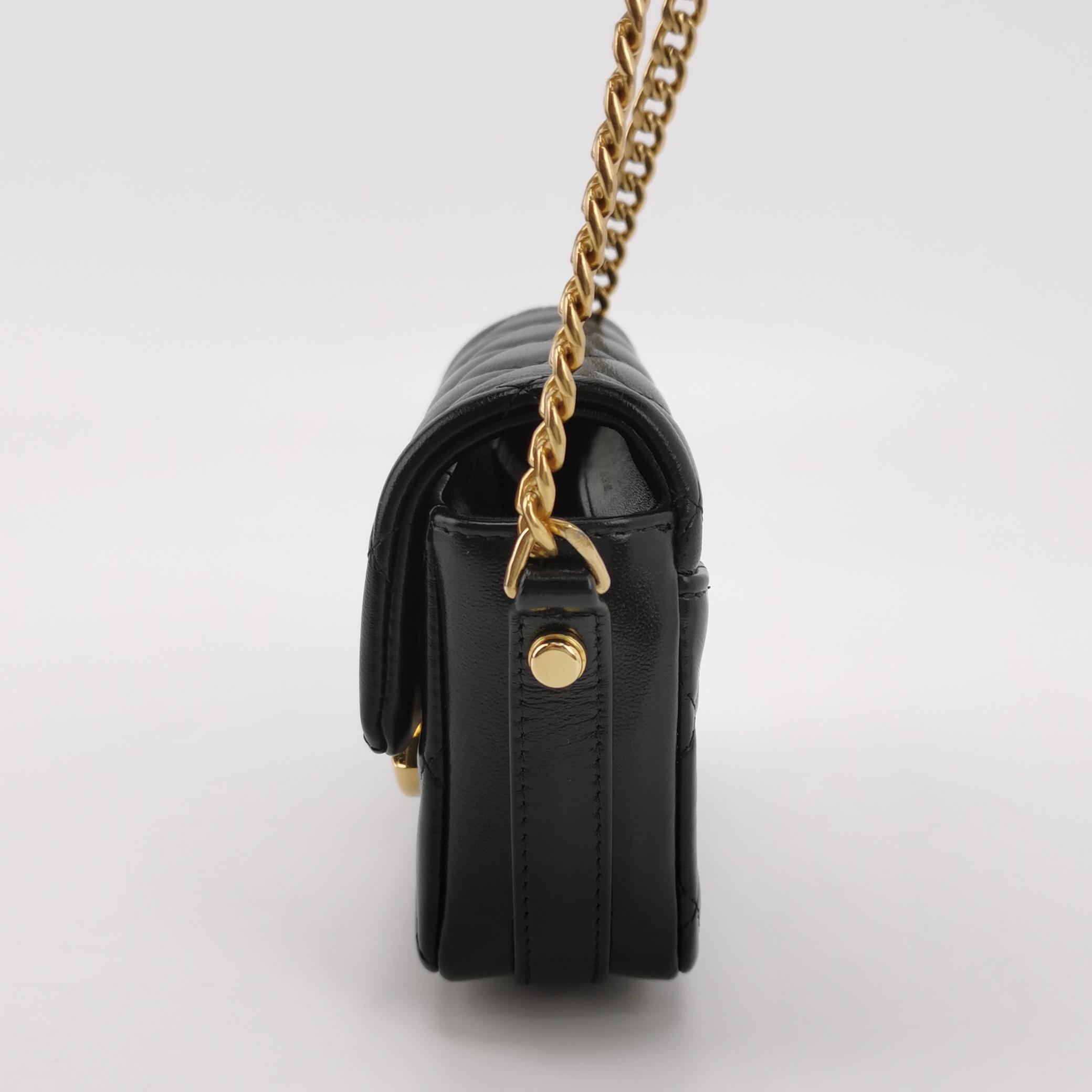 Chanel Framing Chain Flap Bag Quilted Calfskin Mini — photo 3 of 12
