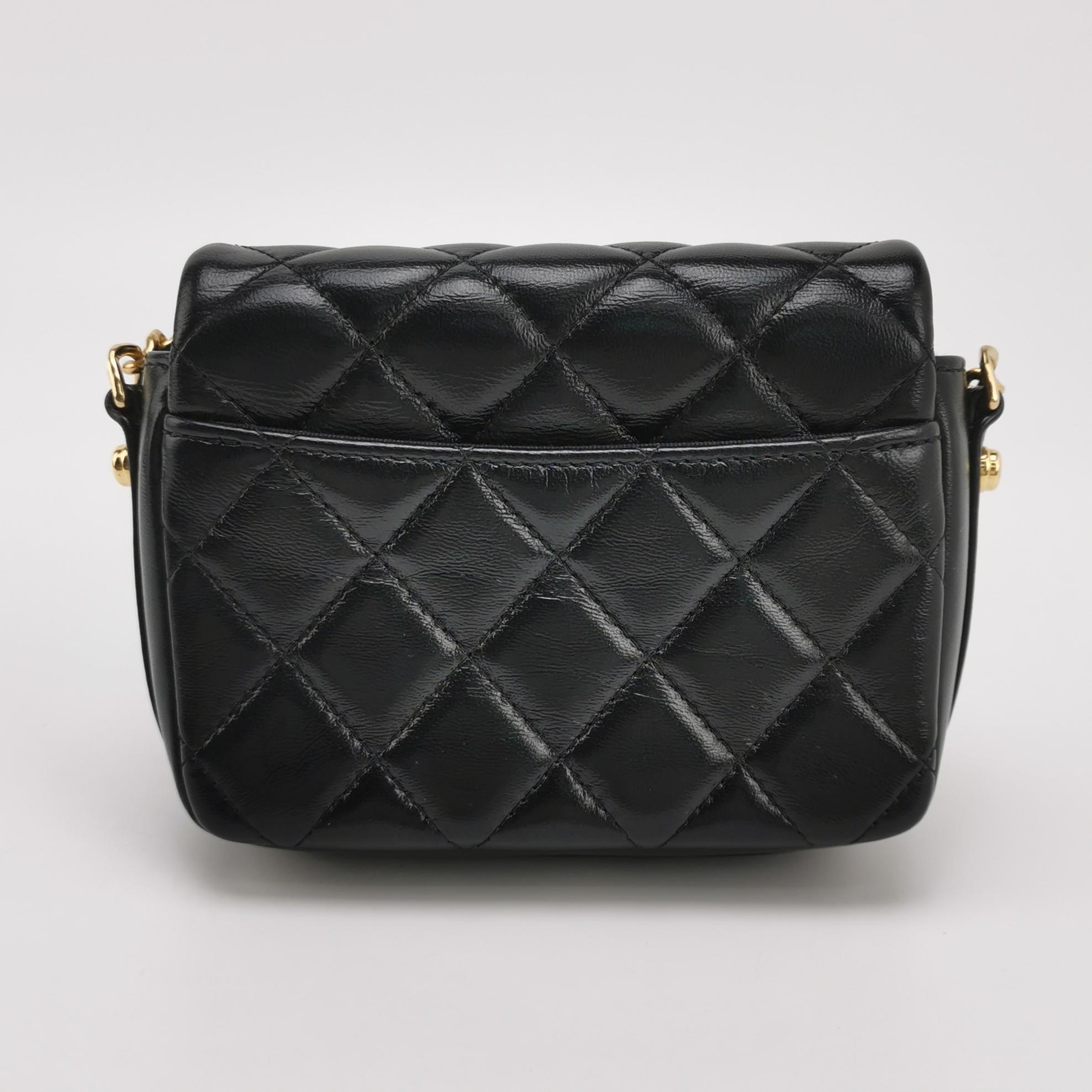 Chanel Framing Chain Flap Bag Quilted Calfskin Mini — photo 5 of 12