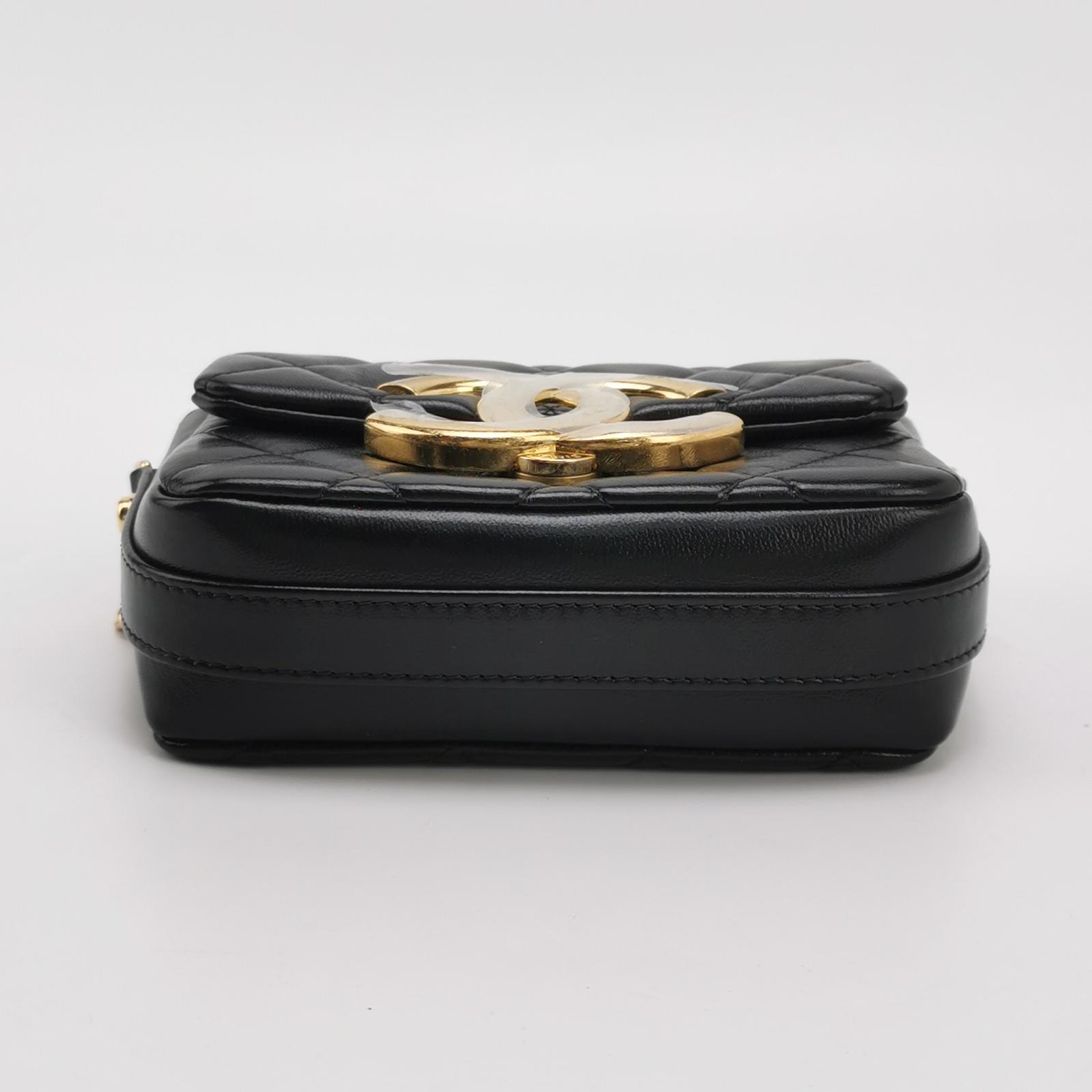 Chanel Framing Chain Flap Bag Quilted Calfskin Mini — photo 6 of 12