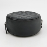 Chanel Round Clutch with Chain Quilted Caviar Mini — thumbnail 6