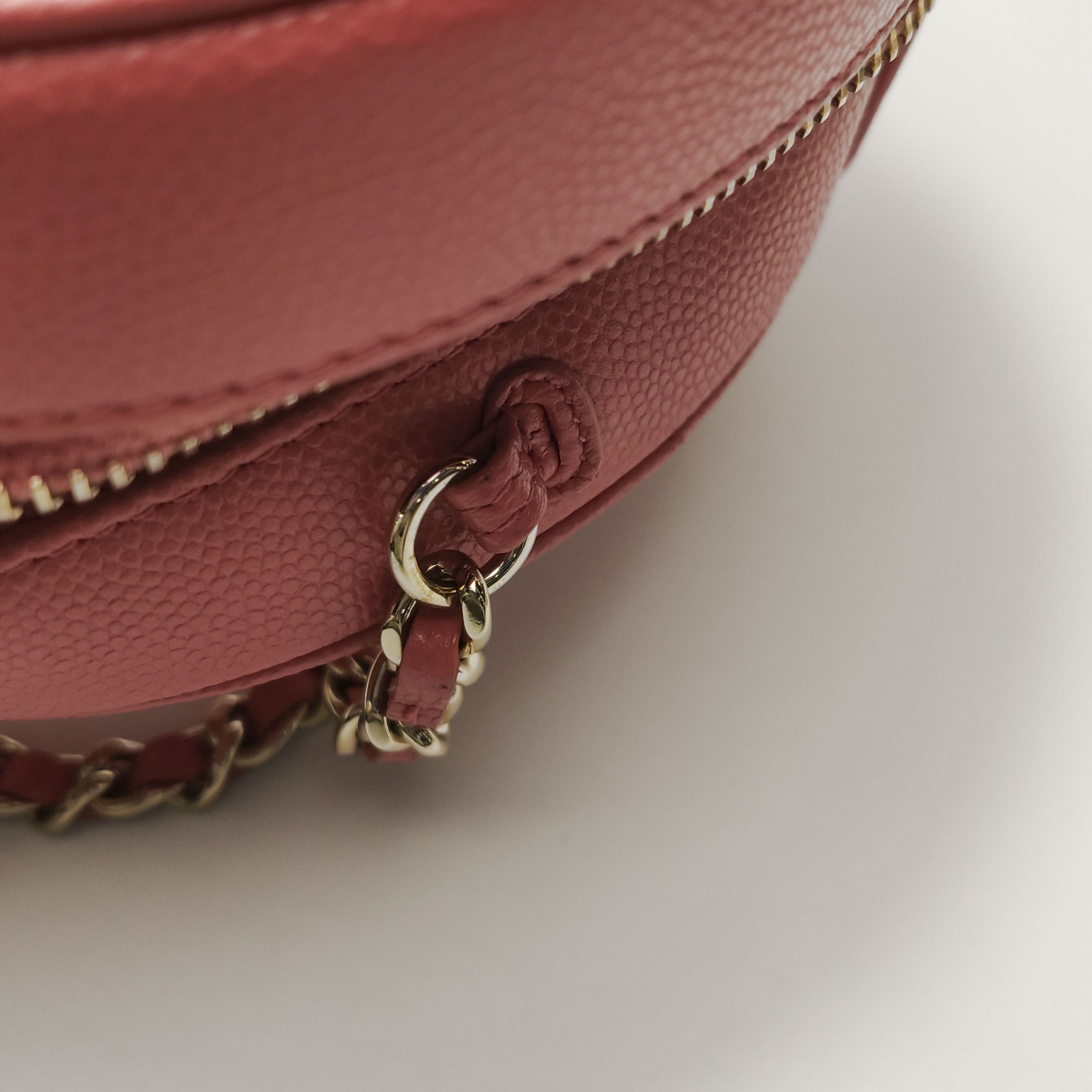 Chanel Round Clutch with Chain Quilted Caviar Mini — photo 12 of 12