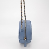 Chanel Round Clutch with Chain Quilted Caviar Mini — thumbnail 4