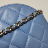 Chanel Round Clutch with Chain Quilted Caviar Mini — thumbnail 7