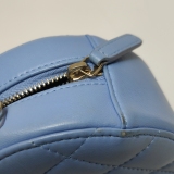 Chanel Round Clutch with Chain Quilted Caviar Mini — thumbnail 14