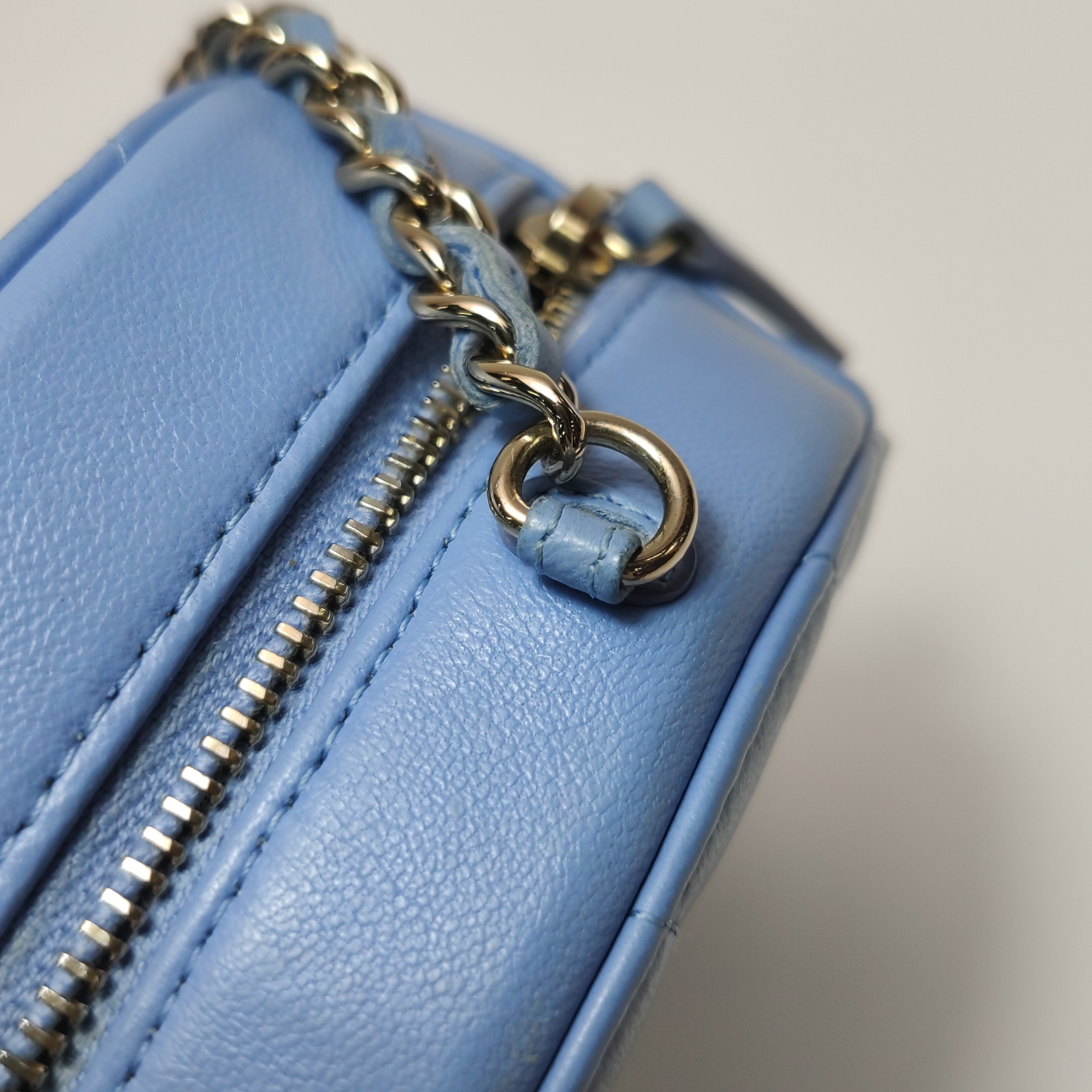 Chanel Round Clutch with Chain Quilted Caviar Mini — photo 13 of 15