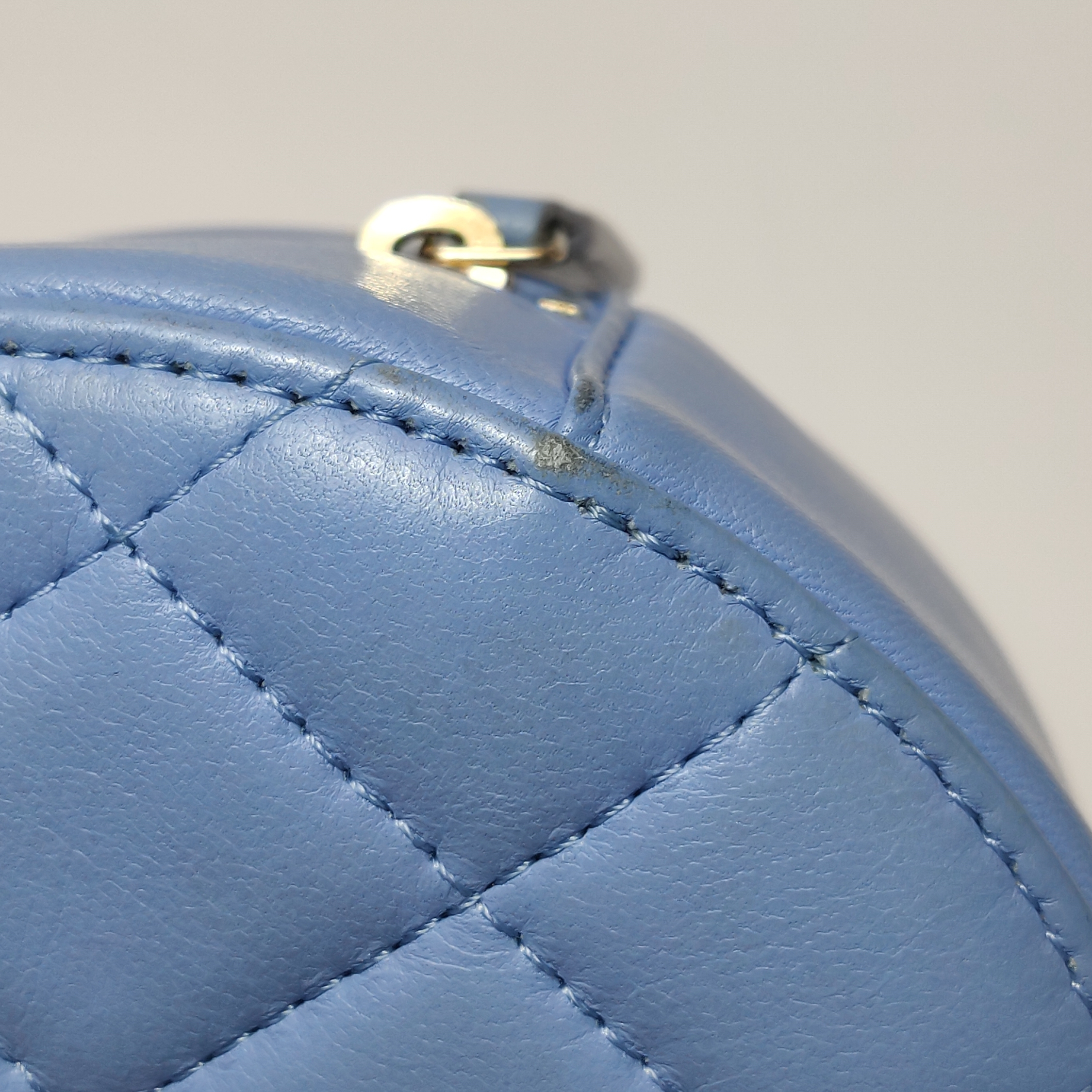 Chanel Round Clutch with Chain Quilted Caviar Mini — photo 11 of 15