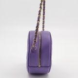 Chanel Round Clutch with Chain Quilted Caviar Mini — thumbnail 3