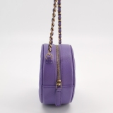 Chanel Round Clutch with Chain Quilted Caviar Mini — thumbnail 4