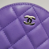 Chanel Round Clutch with Chain Quilted Caviar Mini — thumbnail 9