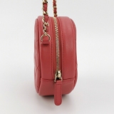 Chanel Round Clutch with Chain Quilted Caviar Mini — thumbnail 3