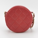 Chanel Round Clutch with Chain Quilted Caviar Mini — thumbnail 4