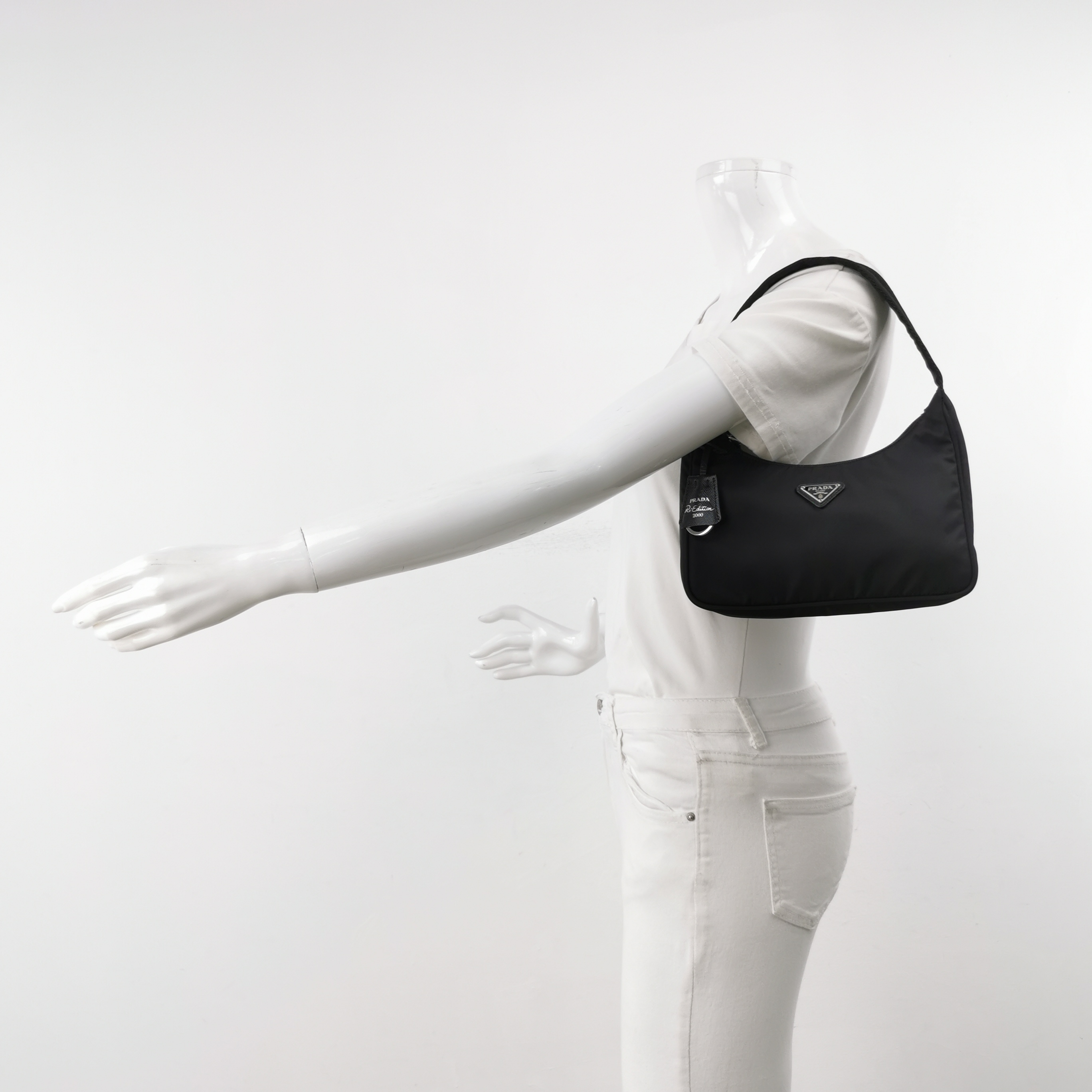 Prada Re-Edition 2000 Hobo Tessuto Mini — alternate view
