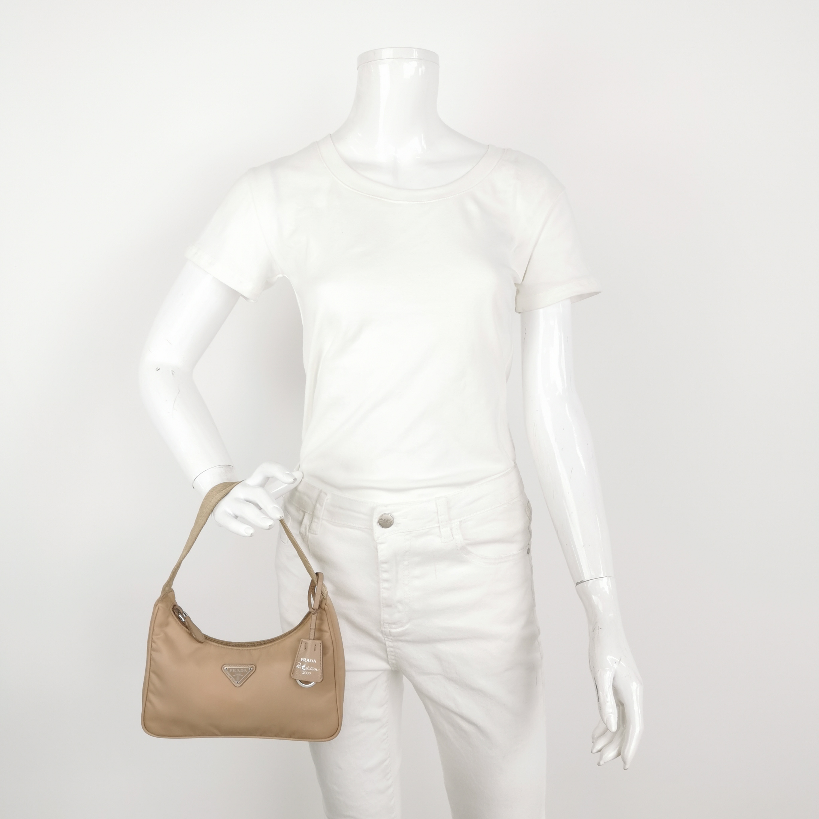 Prada Re-Edition 2000 Hobo Tessuto Mini — alternate view