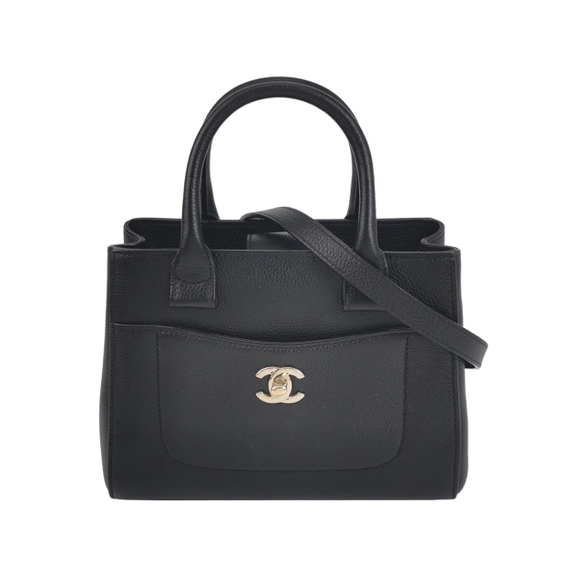 Chanel Neo Executive Tote Grained Calfskin — pre-owned, Vierlot