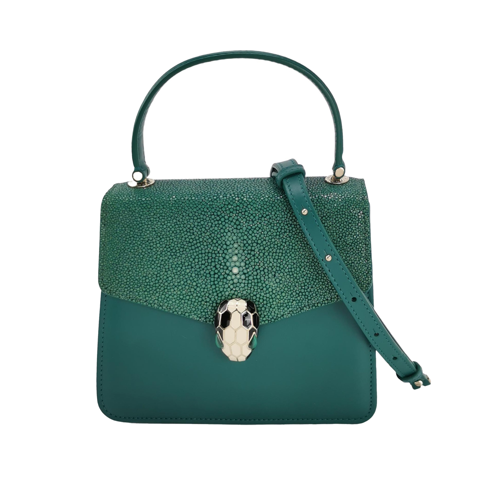 Bvlgari Serpenti Forever Top Handle Bag Leather Small — photo 1 of 17