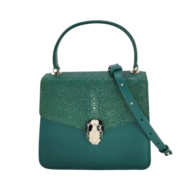 Bvlgari Serpenti Forever Top Handle Bag Leather Small — pre-owned, Vierlot