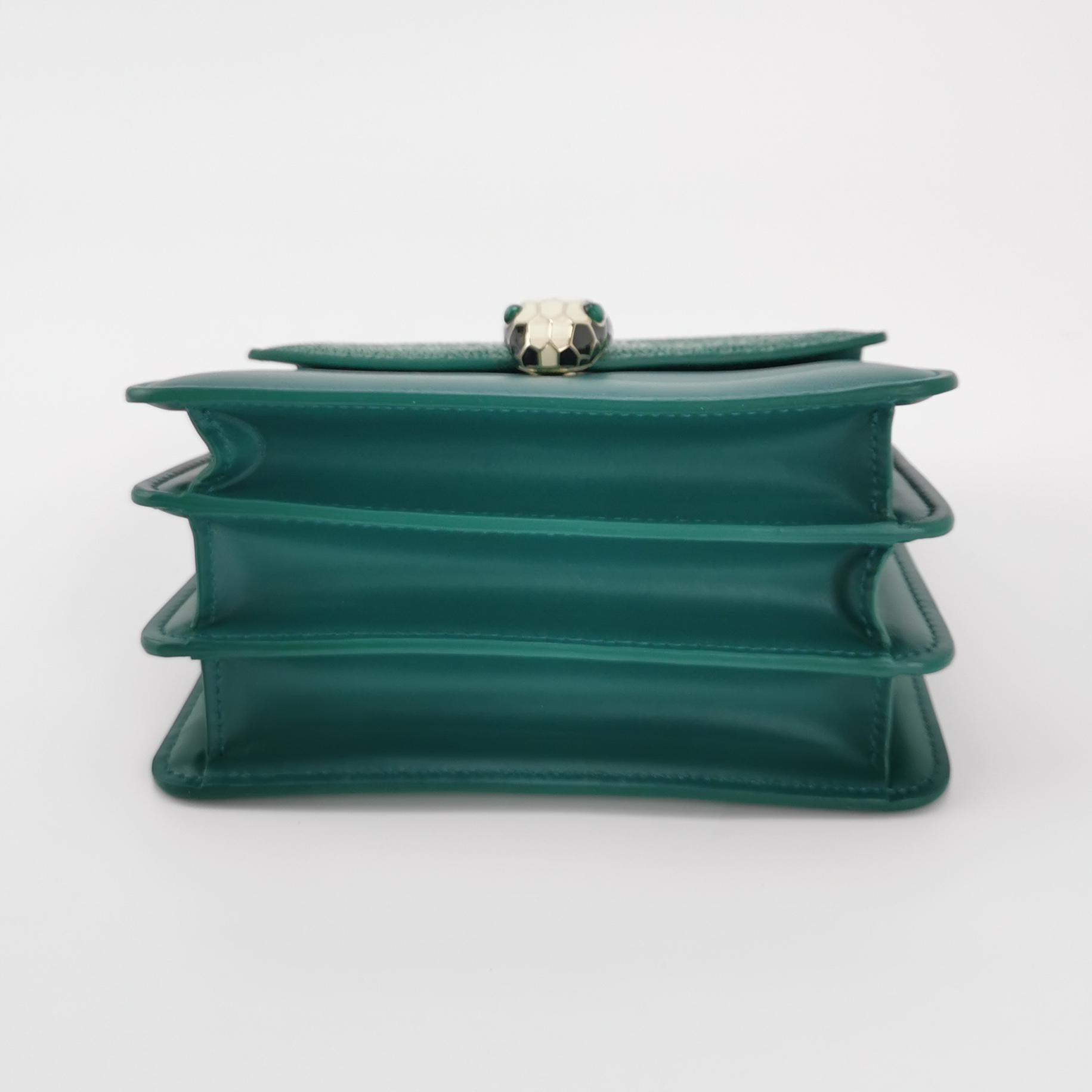 Bvlgari Serpenti Forever Top Handle Bag Leather Small — photo 6 of 17