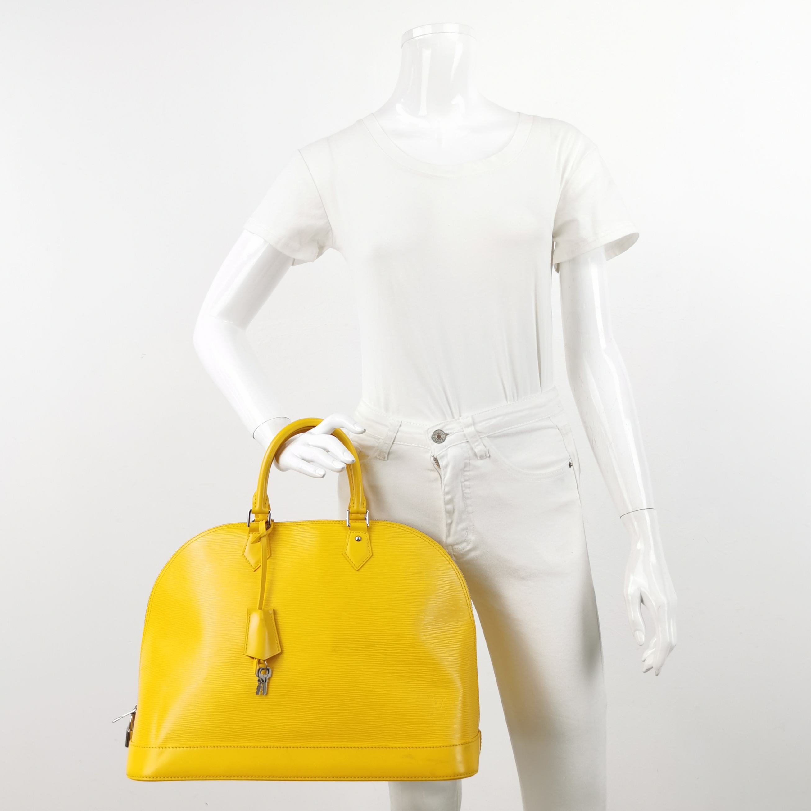 Louis Vuitton(LV) Alma Handbag Epi Leather Large — alternate view
