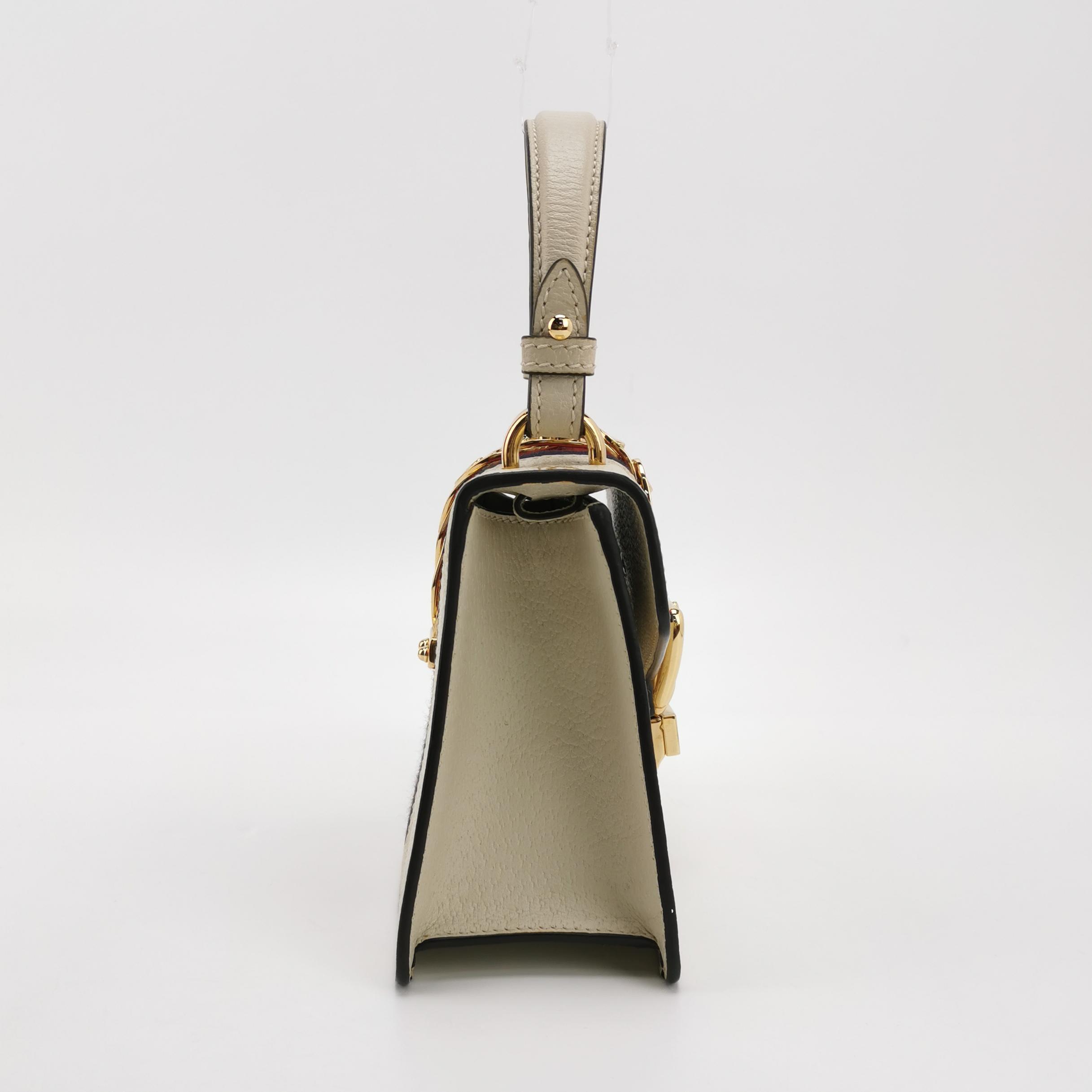 Gucci Sylvie Shoulder Bag Printed Leather Mini — photo 4 of 14