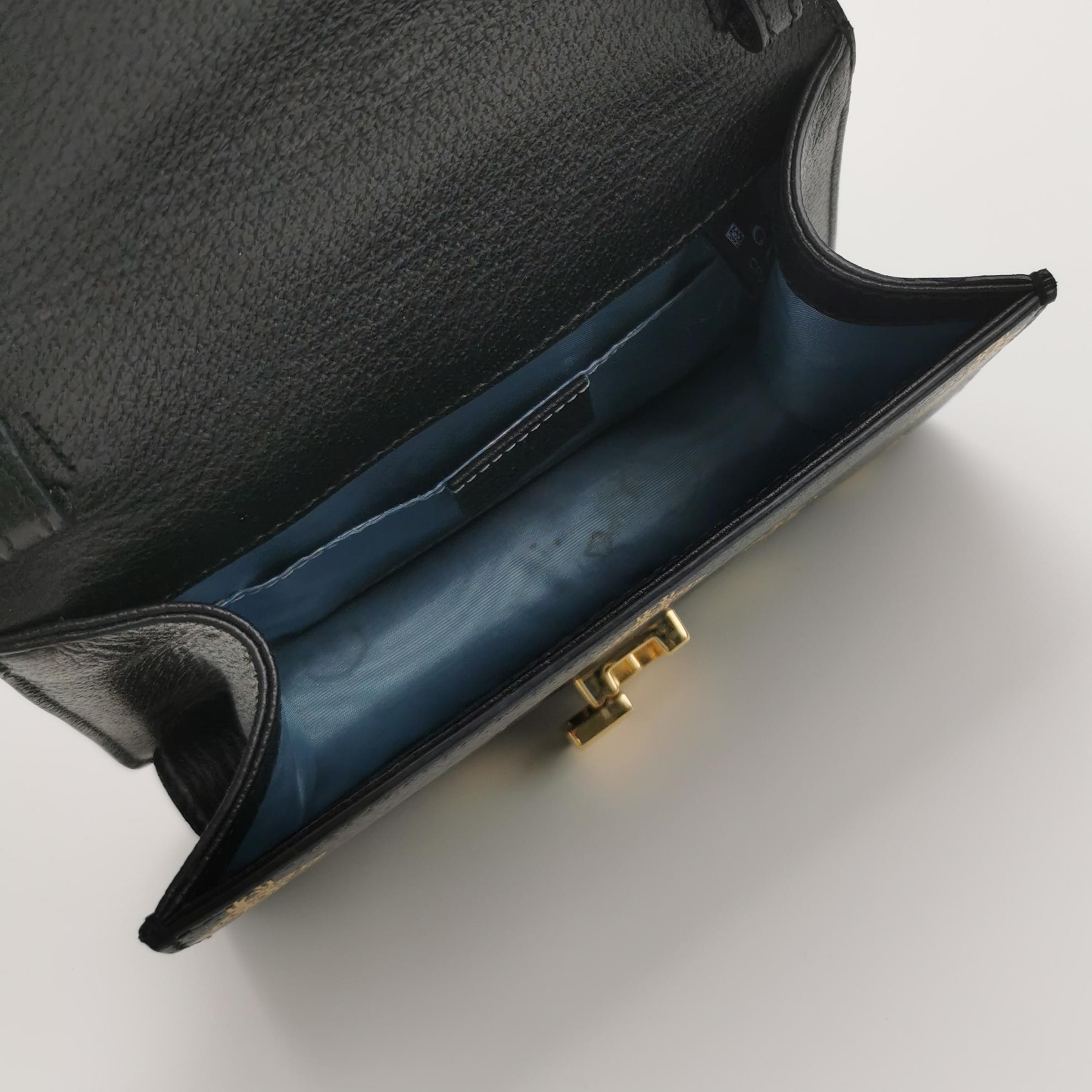 Gucci Sylvie Shoulder Bag Printed Leather Mini — photo 7 of 12