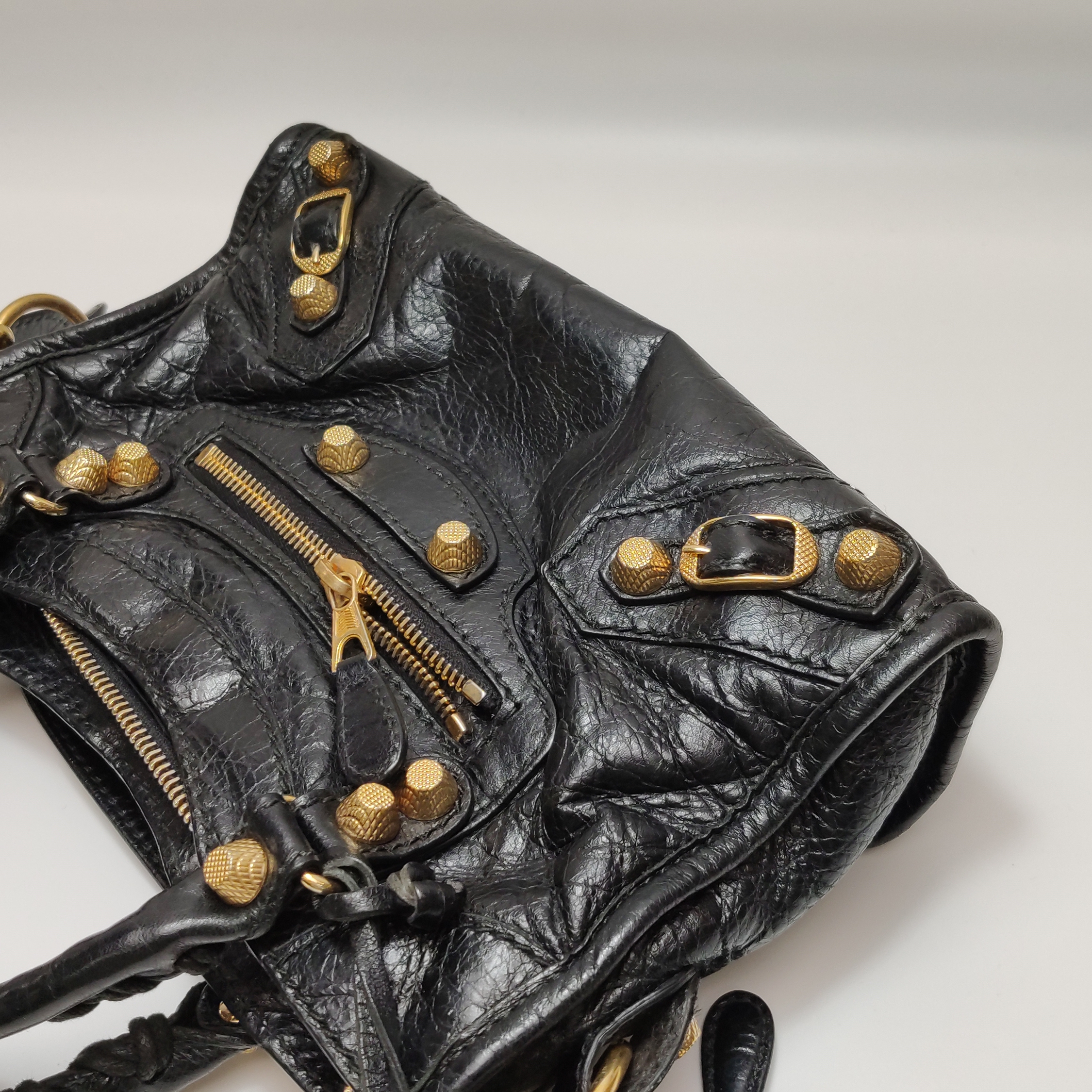 Balenciaga City Classic Studs Bag Leather Mini — photo 8 of 15