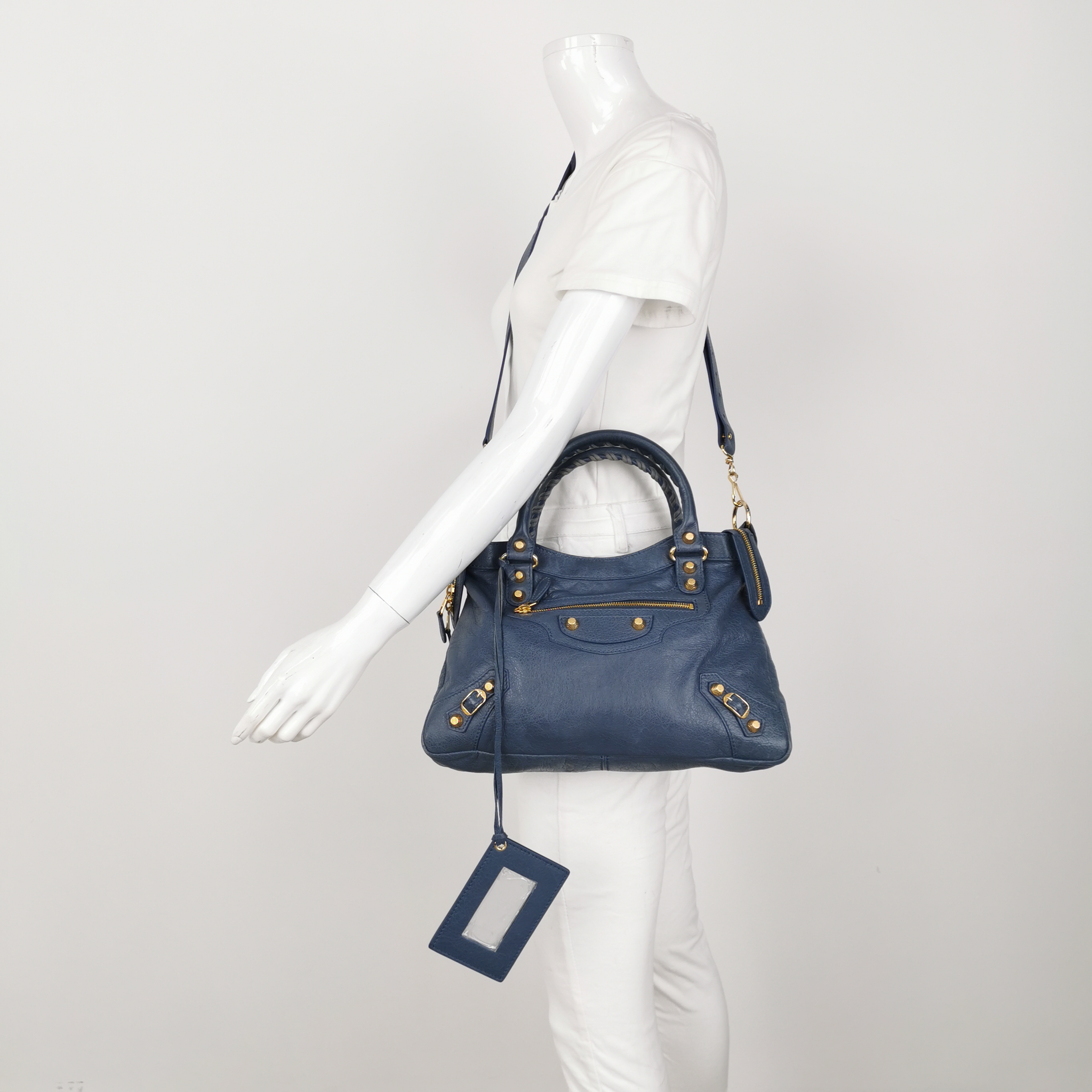 Balenciaga City Classic Studs Bag Leather Small — alternate view