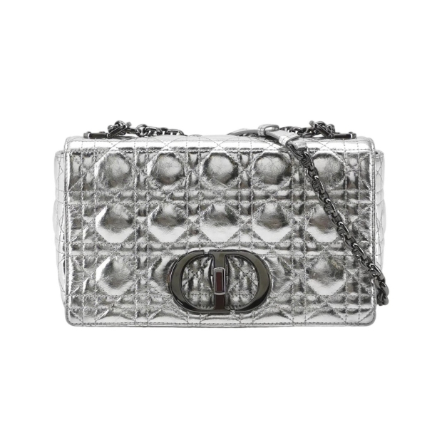  Christian Dior Caro Bag Cannage Quilt Calfskin New Medium — pre-owned, Vierlot