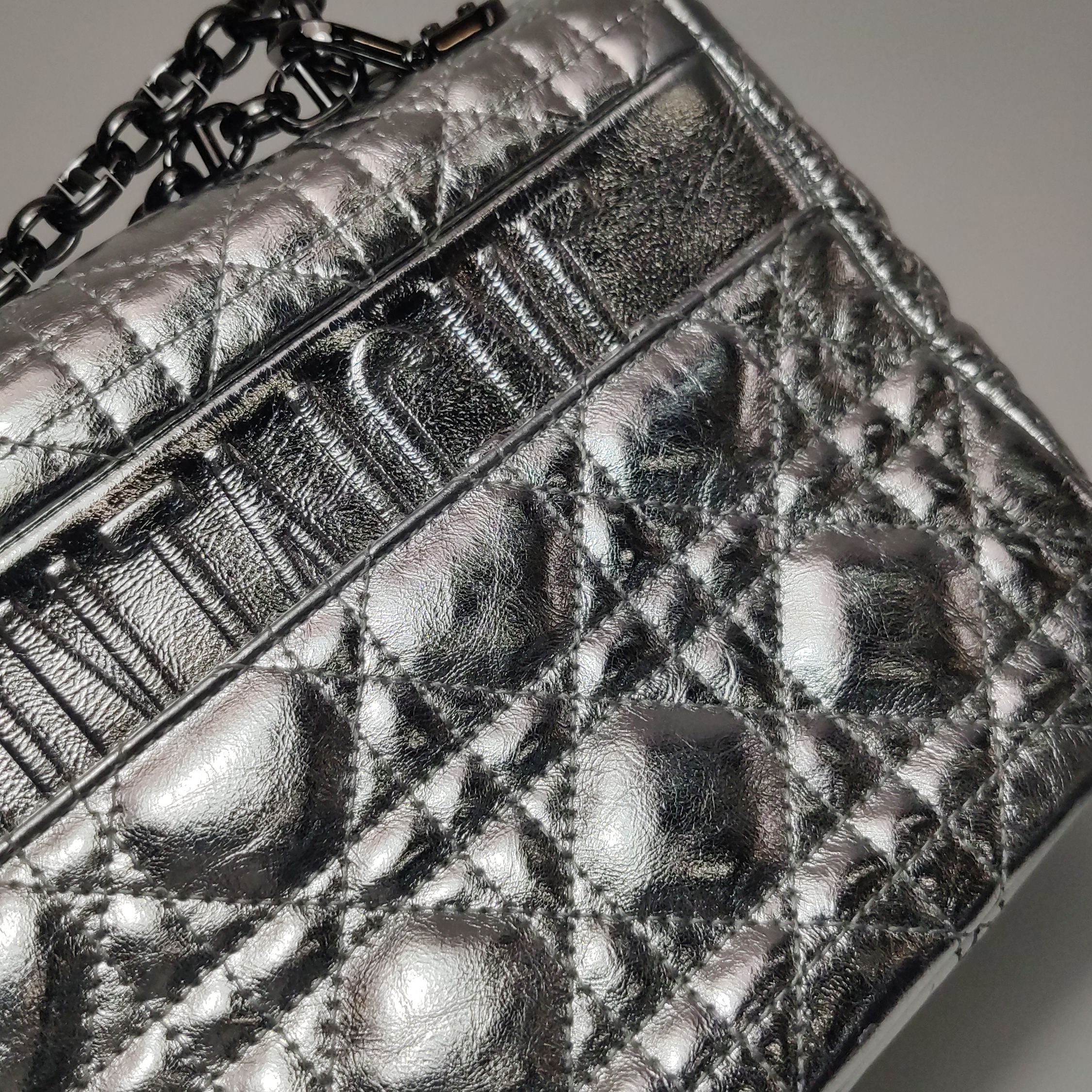  Christian Dior Caro Bag Cannage Quilt Calfskin New Medium — photo 9 of 15
