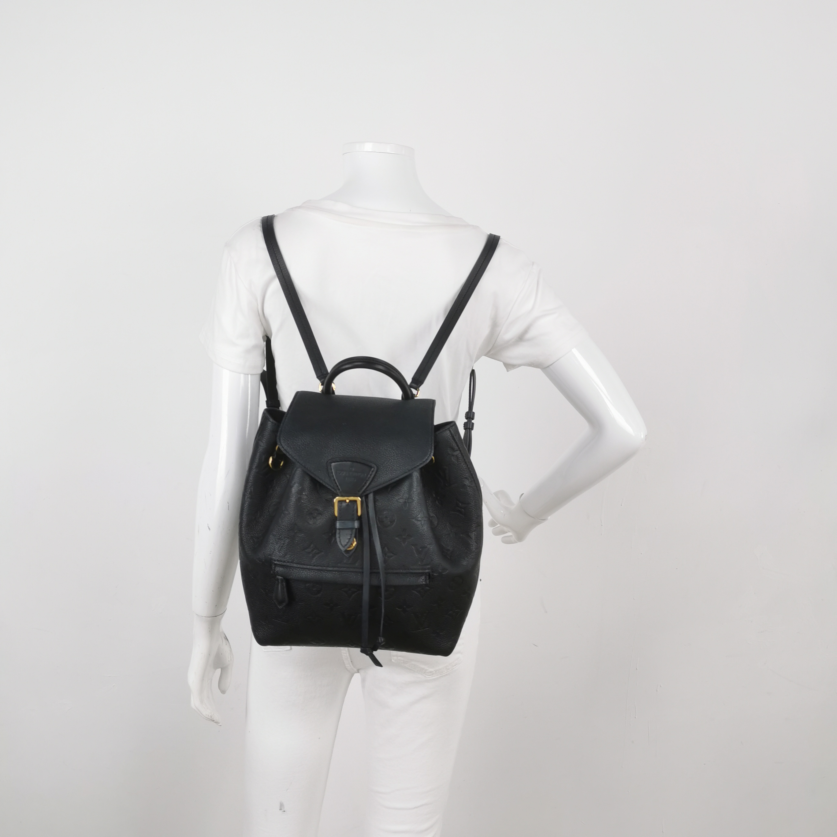 Louis Vuitton(LV) Montsouris NM Backpack Monogram Empreinte Leather PM — alternate view