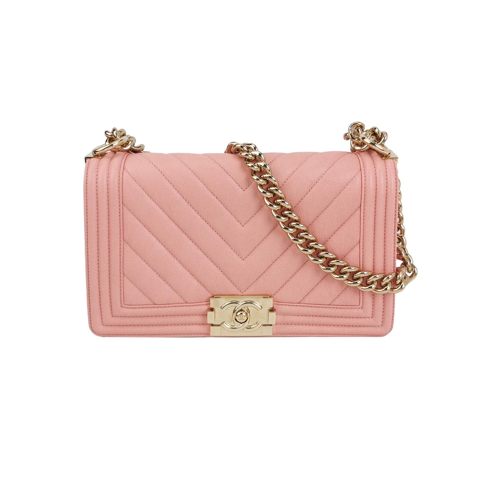 Chanel Boy Flap Bag Quilted Calfskin Old Medium — photo 1 of 12