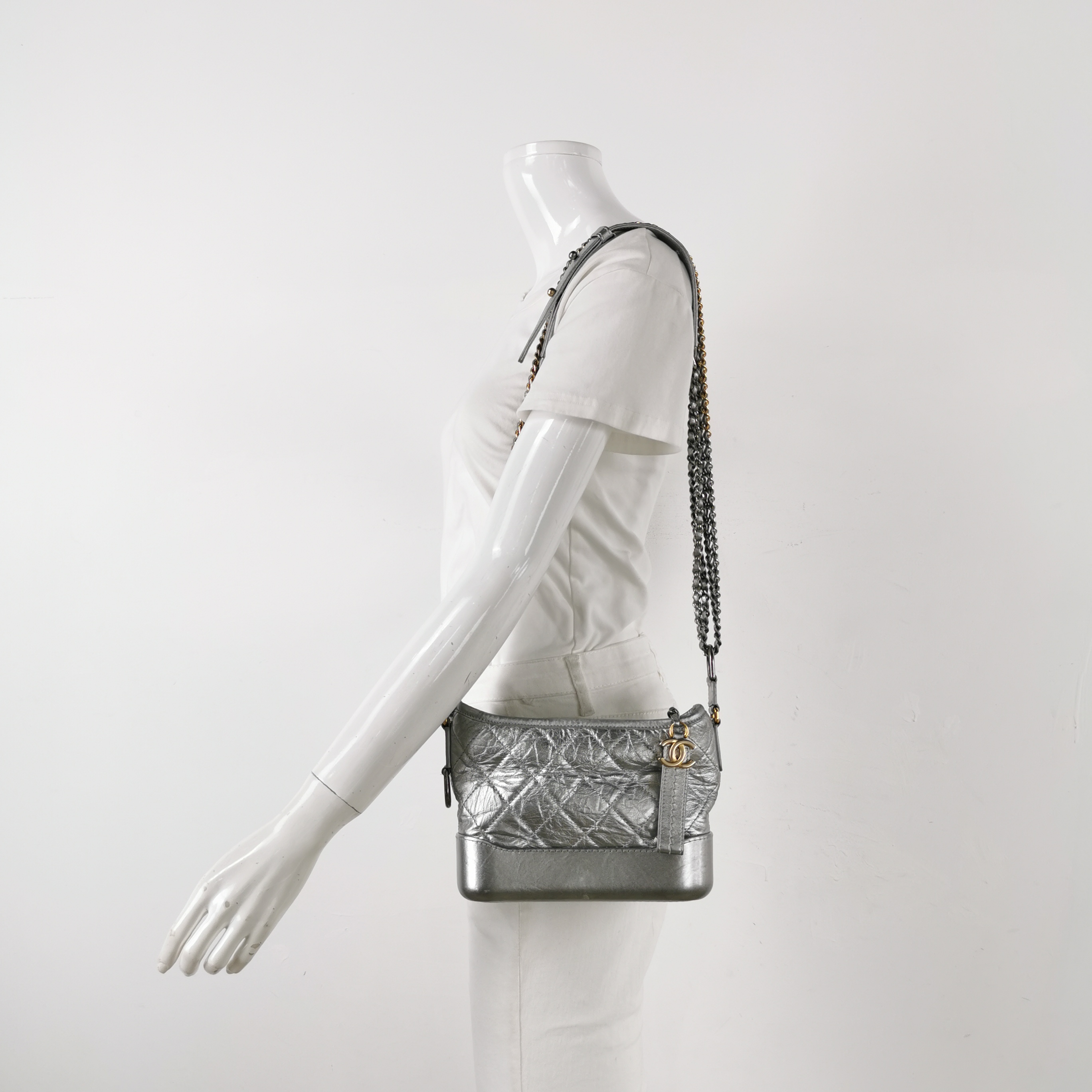 Chanel Gabrielle Hobo Quilted Aged Calfskin Small — alternate view