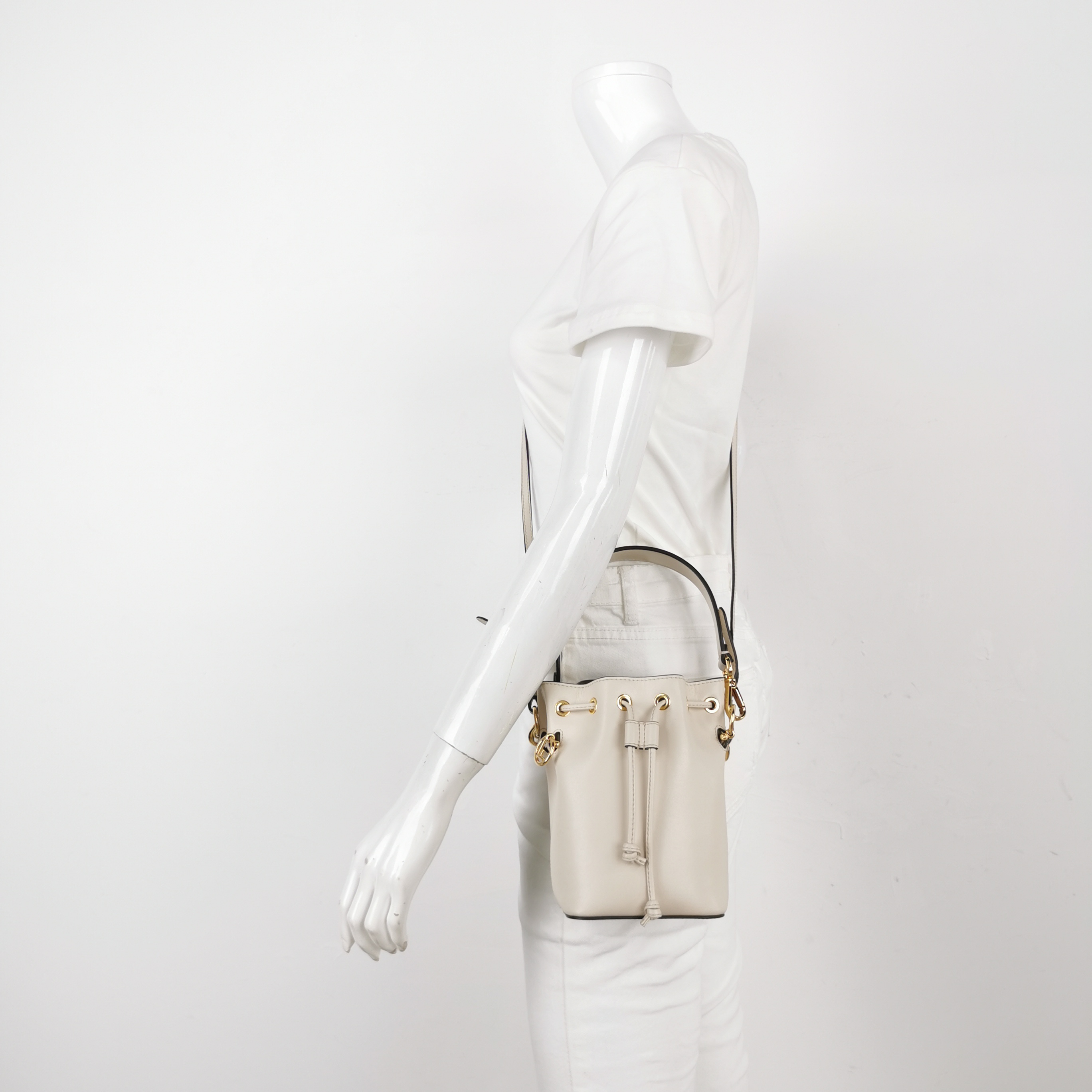 Fendi Mon Tresor Bucket Bag Leather Mini — alternate view
