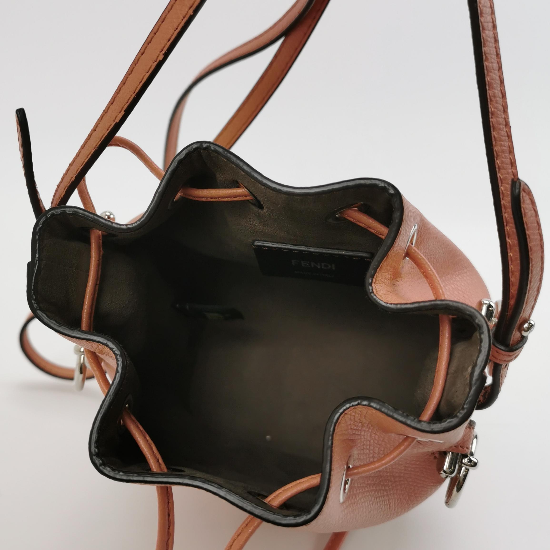 Fendi Mon Tresor Bucket Bag Leather Mini — photo 8 of 13