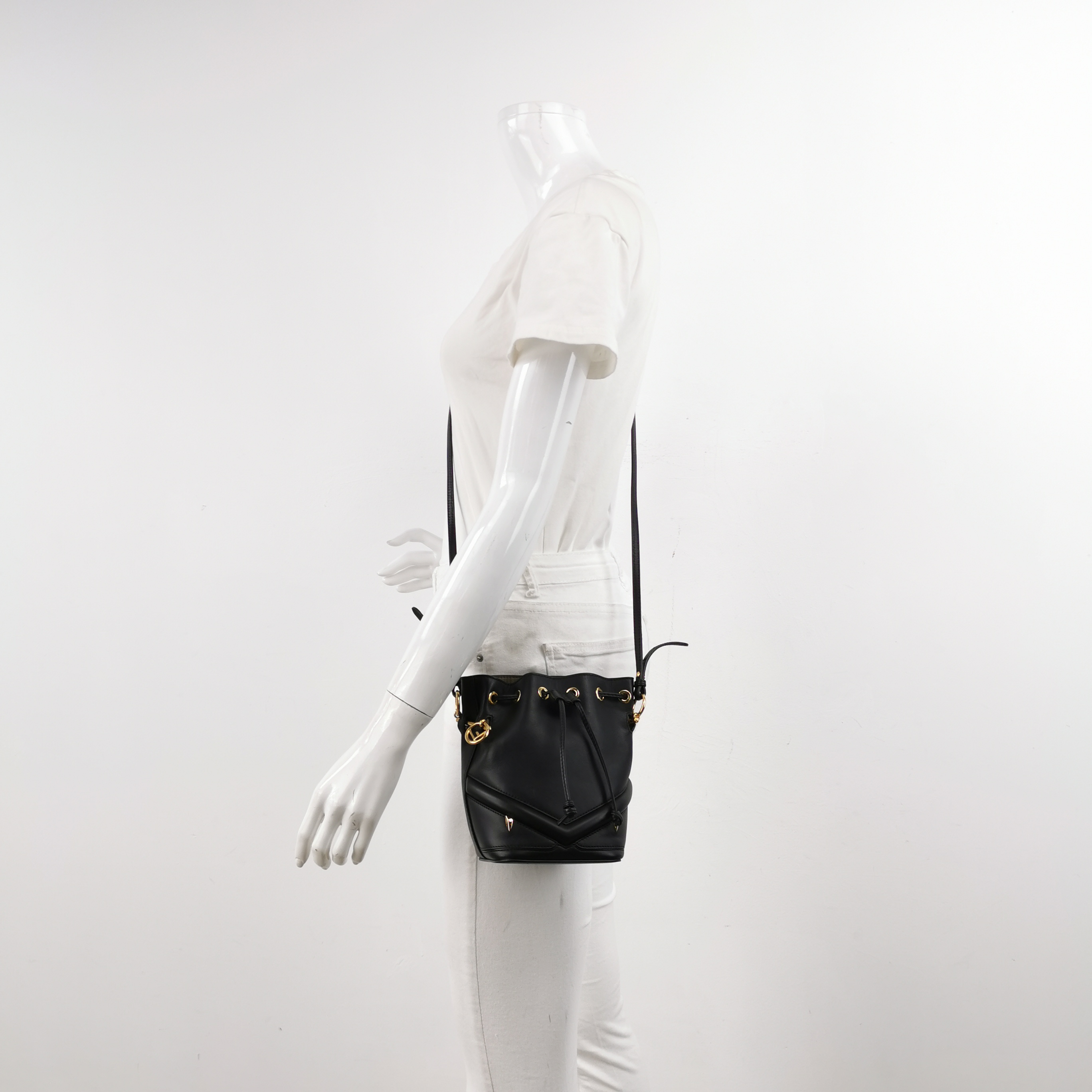 Fendi Mon Tresor Bucket Bag Leather Mini — alternate view