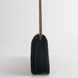 Gucci GG Marmont Chain Flap Bag Matelasse Leather Mini — thumbnail 4
