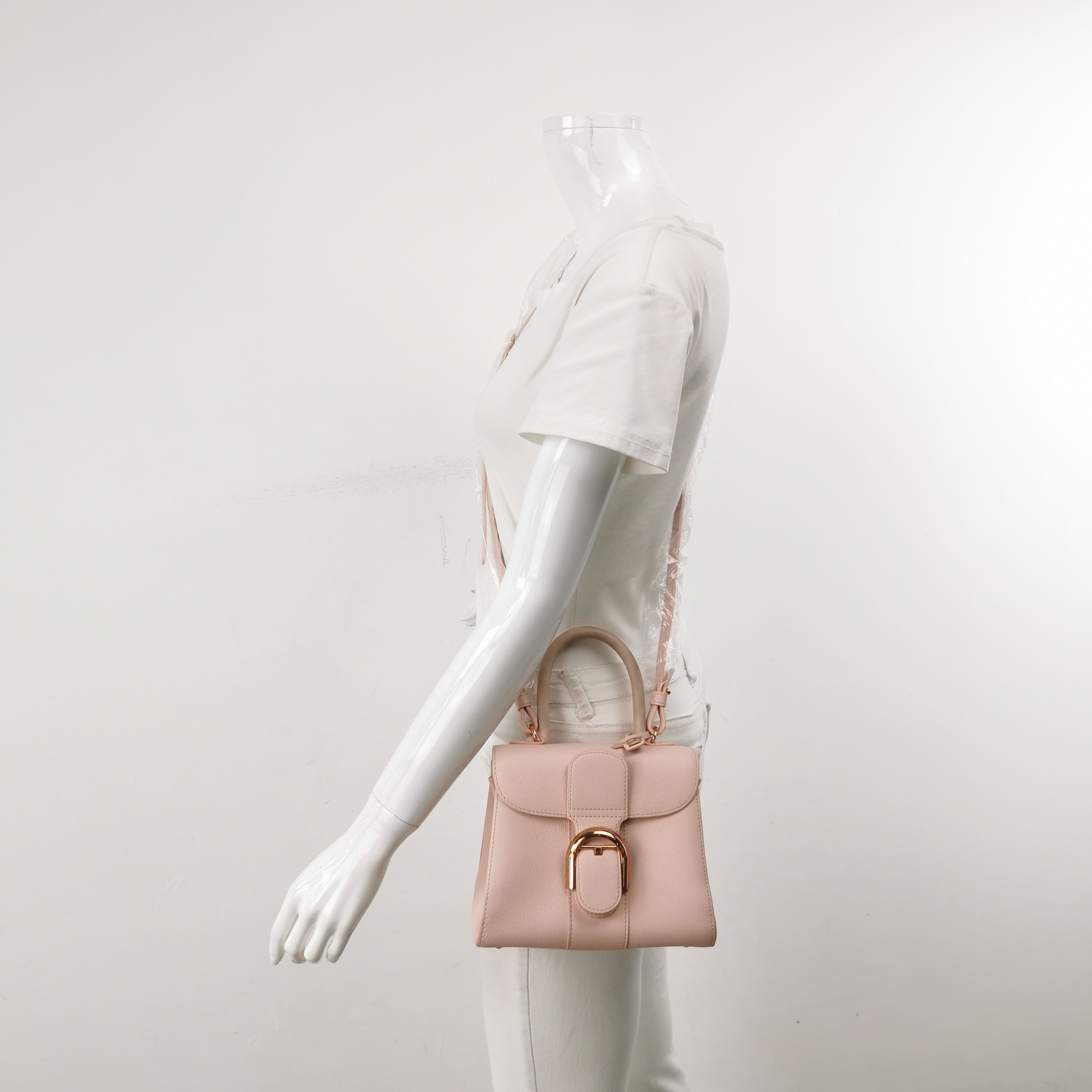 Delvaux Brillant Top Handle Bag Leather Mini — alternate view