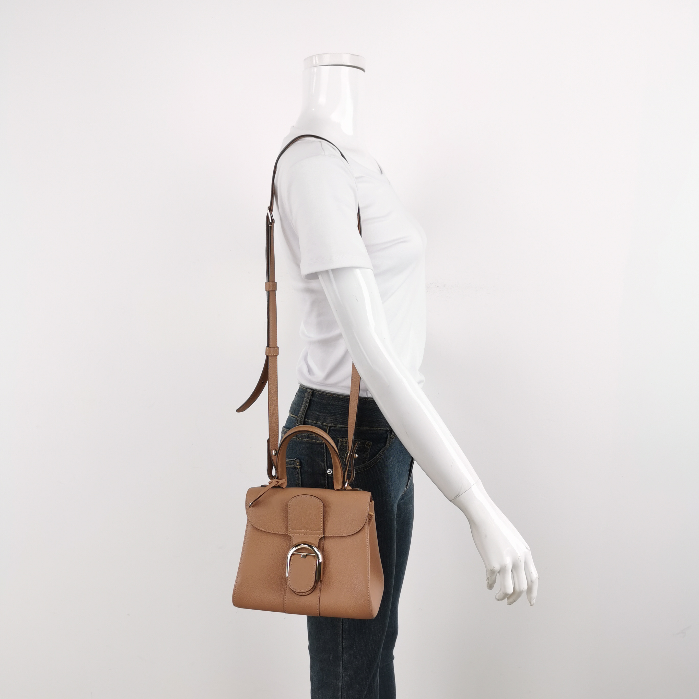 Delvaux Brillant Top Handle Bag Leather Mini — alternate view