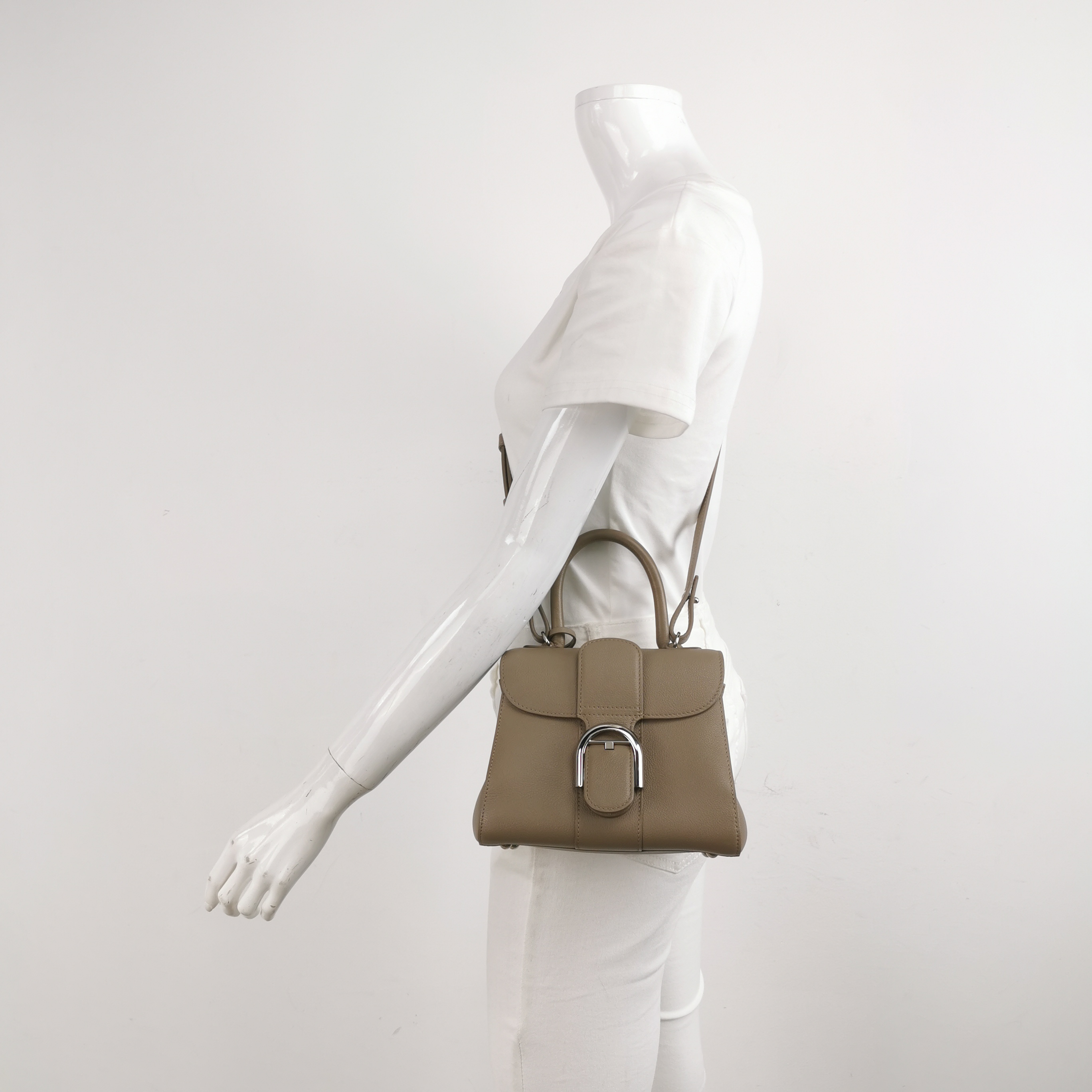 Delvaux Brillant Top Handle Bag Leather Mini — alternate view