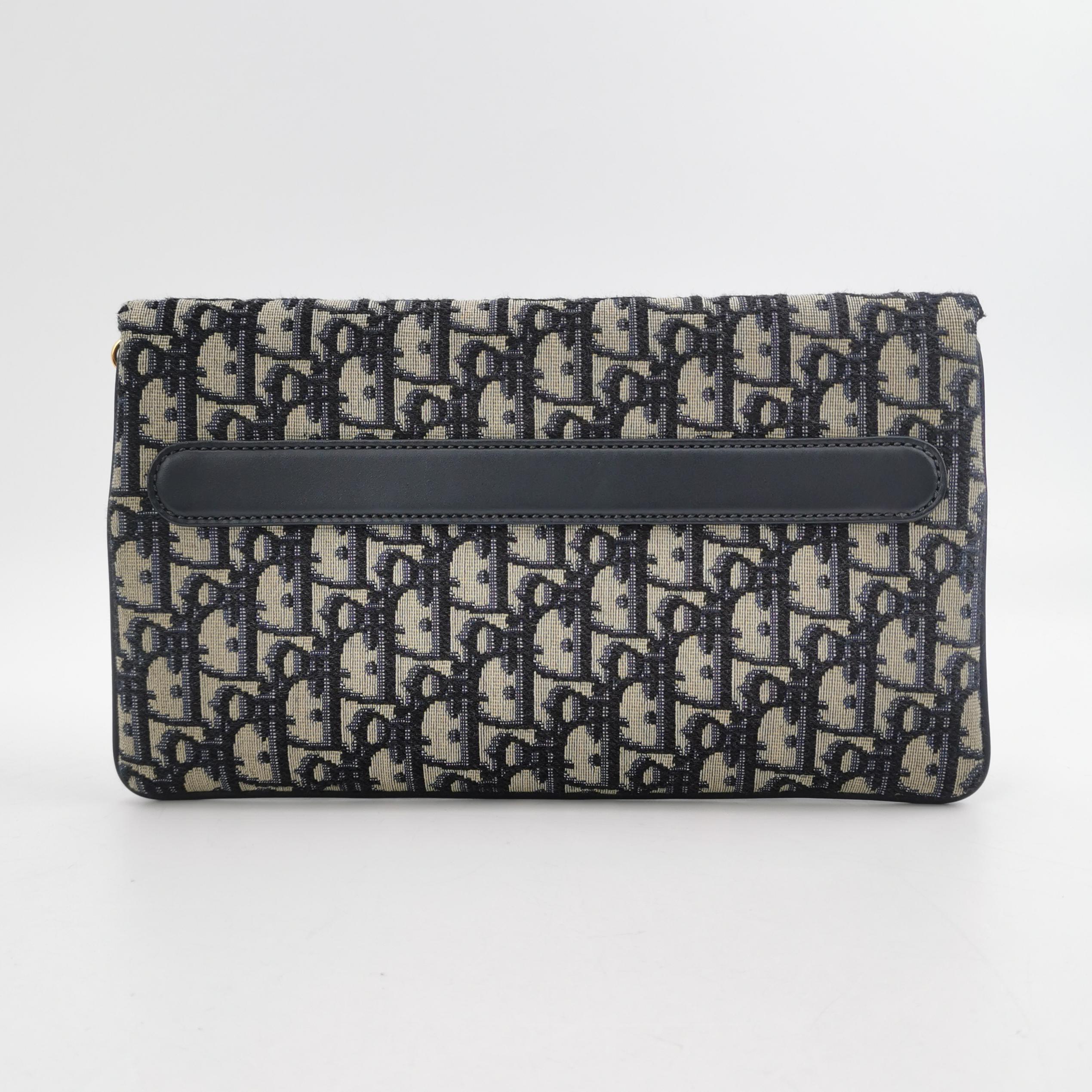 Christian Dior DiorDouble Chain Bag Oblique Canvas Medium — photo 5 of 9