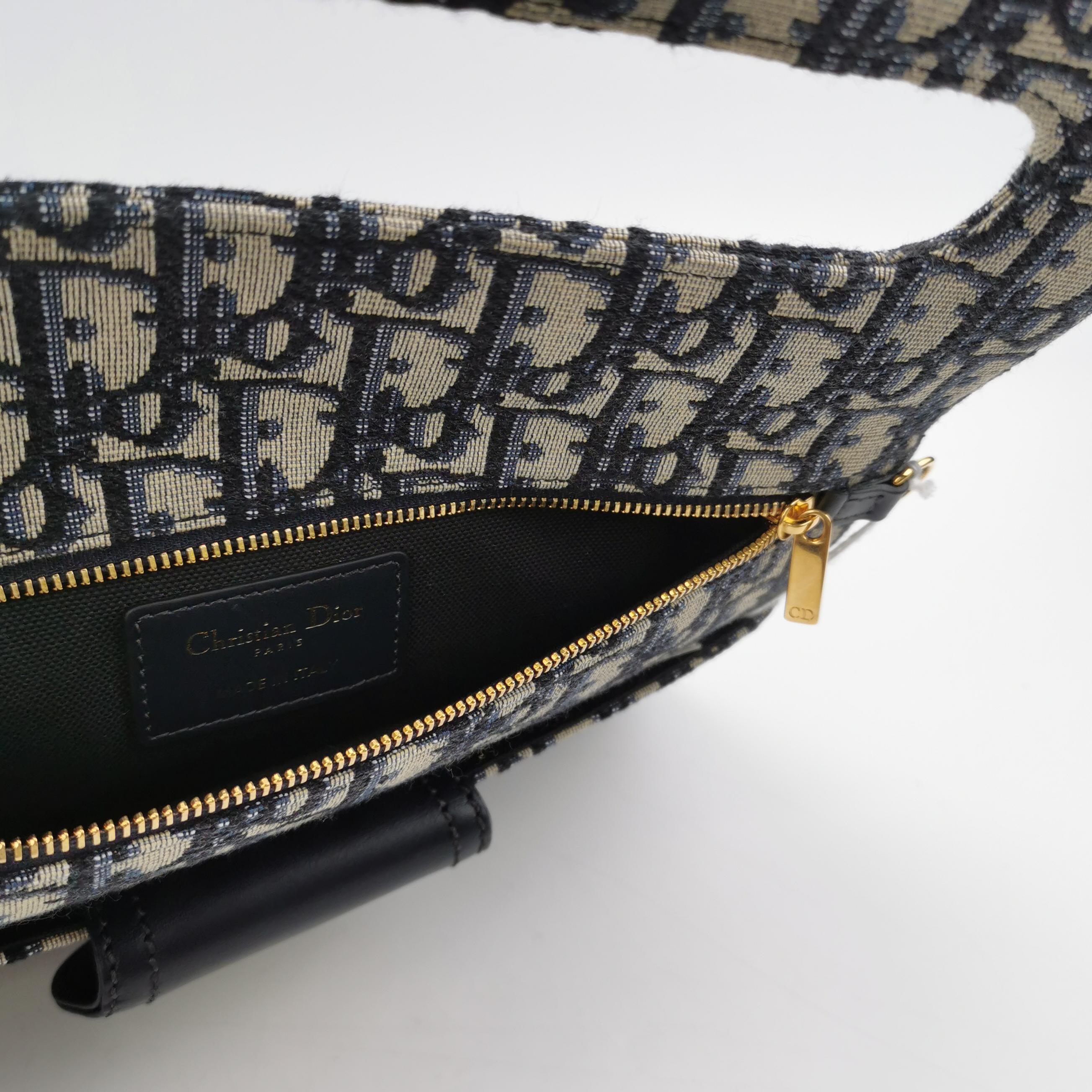Christian Dior DiorDouble Chain Bag Oblique Canvas Medium — photo 7 of 9