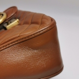 Gucci GG Marmont Top Handle Flap Bag Matelasse Leather Mini — thumbnail 12