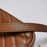 Gucci GG Marmont Top Handle Flap Bag Matelasse Leather Mini — thumbnail 14