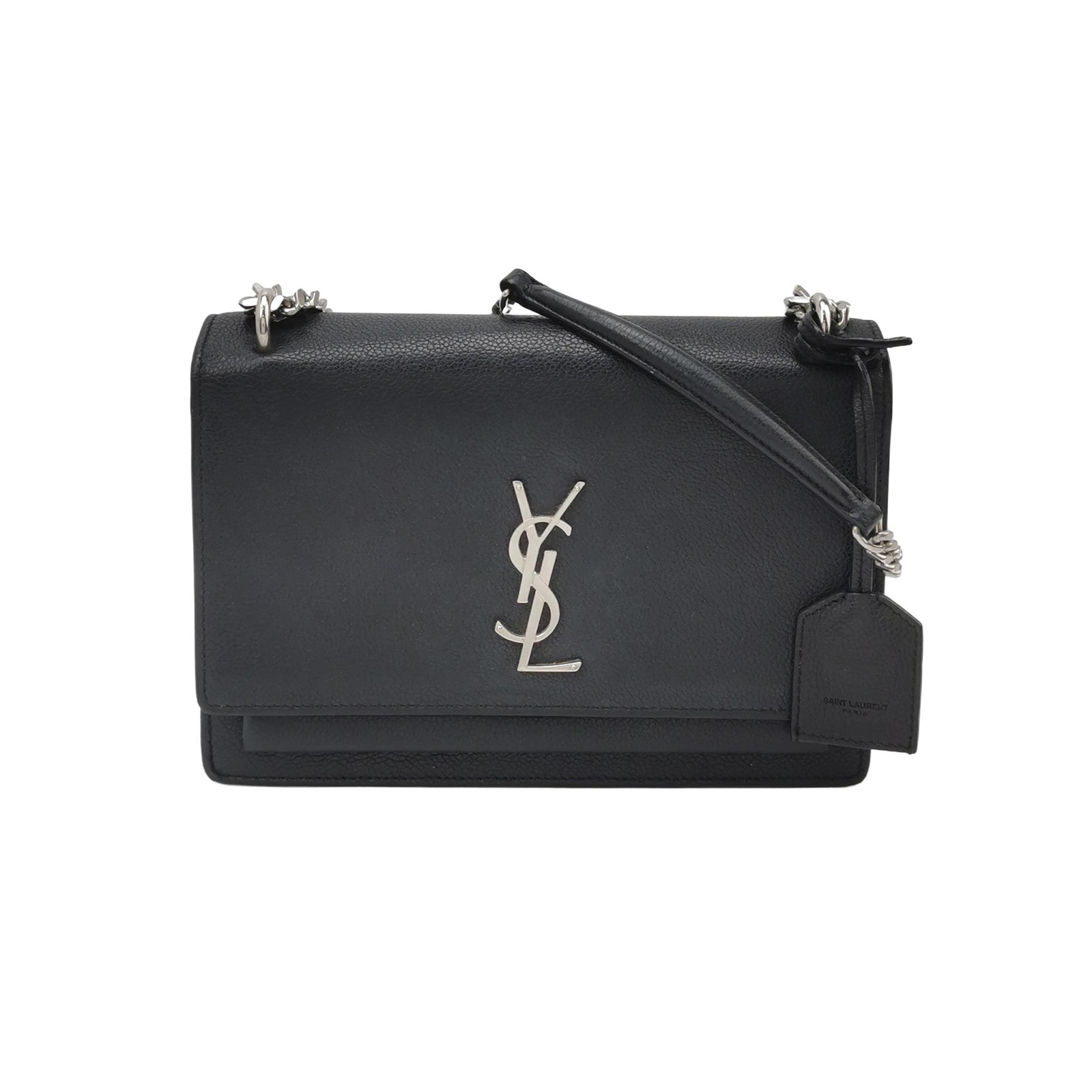 Saint Laurent(YSL) Sunset Top Handle Shoulder Bag Leather Medium — photo 1 of 16