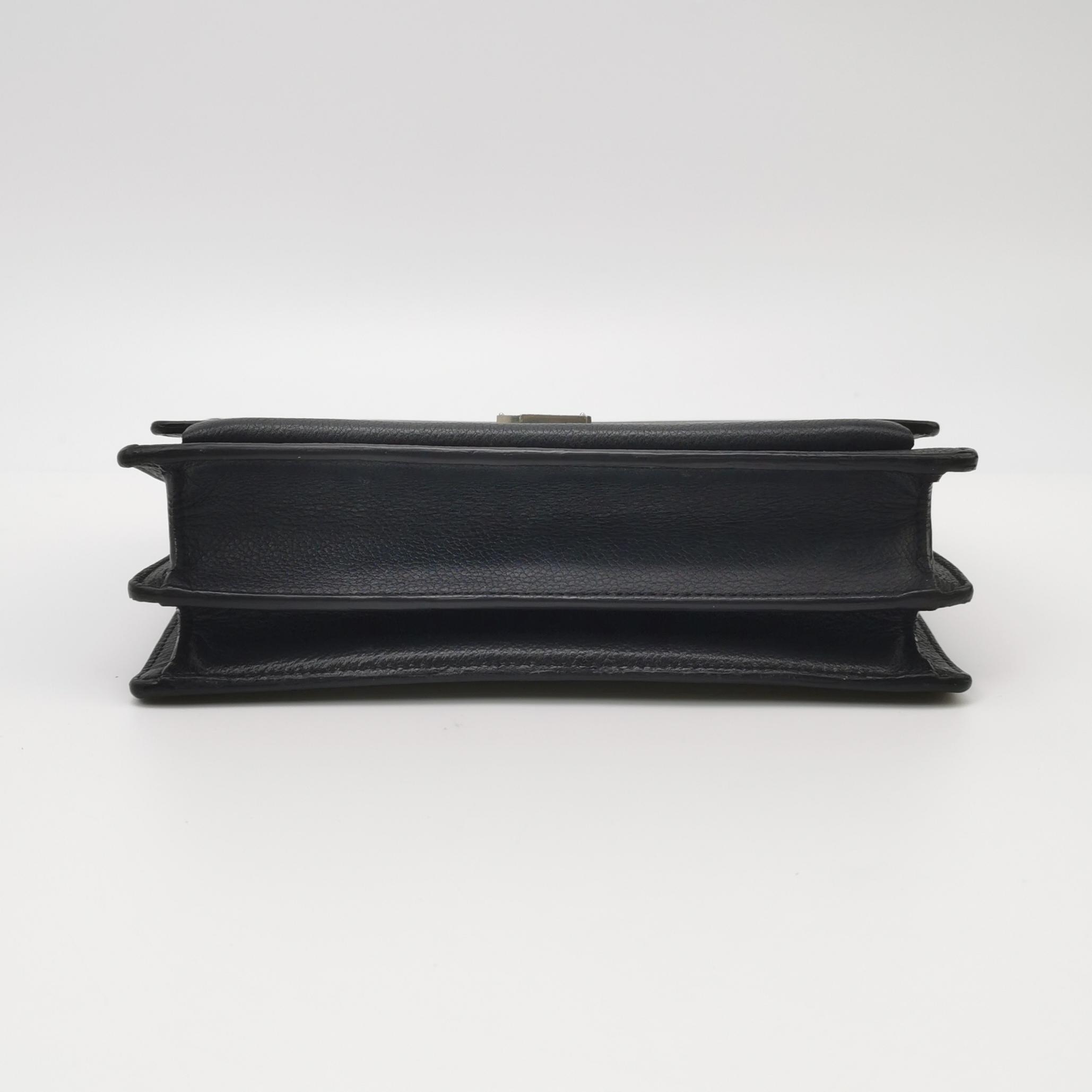 Saint Laurent(YSL) Sunset Top Handle Shoulder Bag Leather Medium — photo 6 of 16