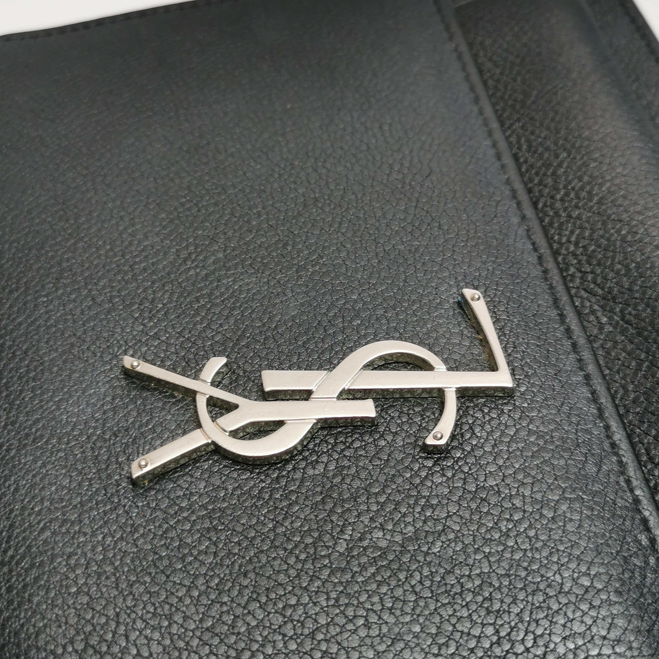 Saint Laurent(YSL) Sunset Top Handle Shoulder Bag Leather Medium — photo 9 of 16