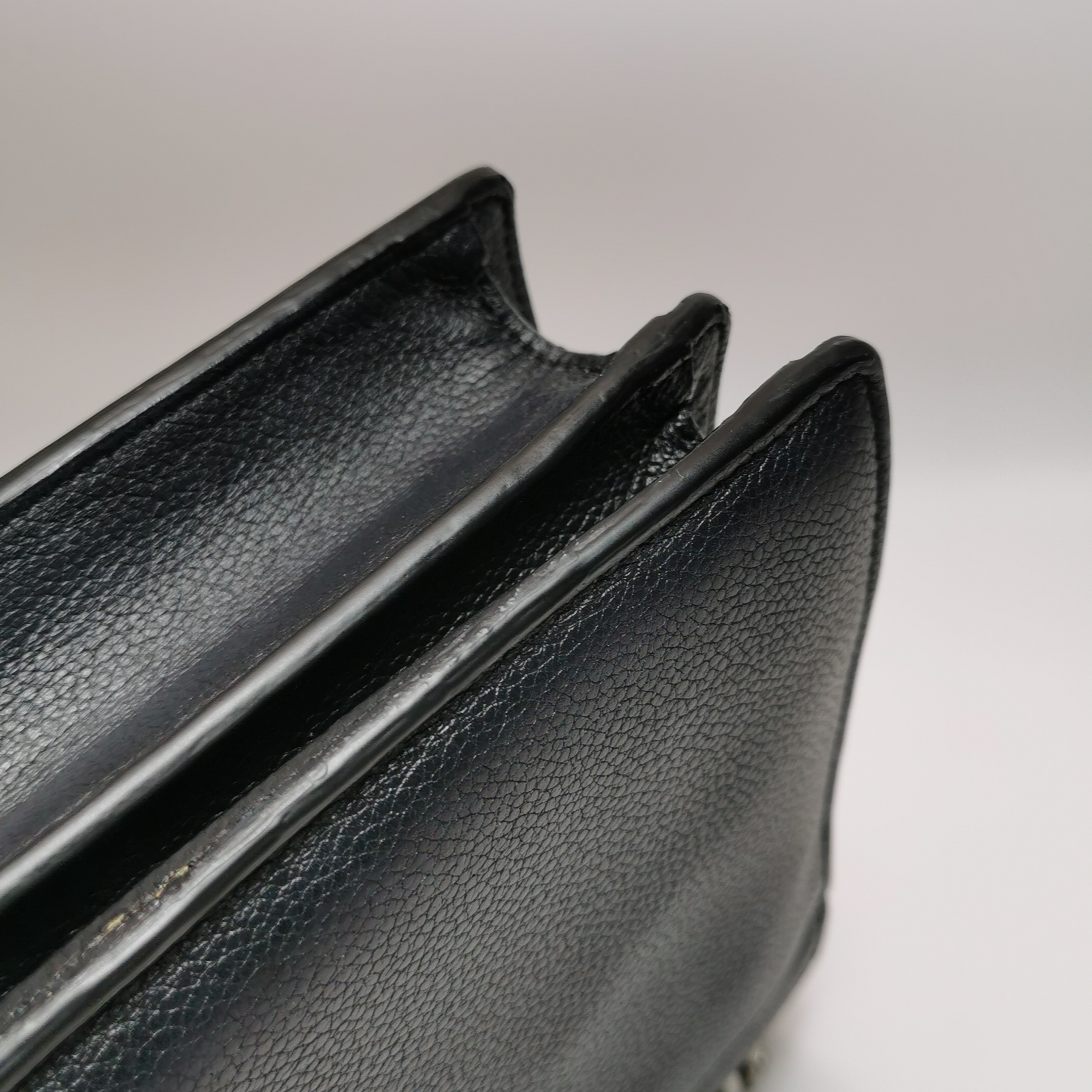 Saint Laurent(YSL) Sunset Top Handle Shoulder Bag Leather Medium — photo 13 of 16