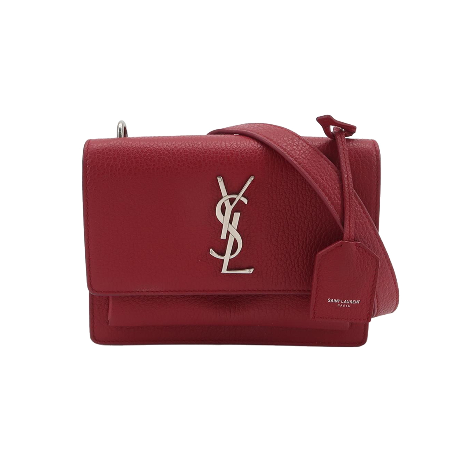 Saint Laurent(YSL) Sunset Top Handle Shoulder Bag Leather Small — photo 1 of 16