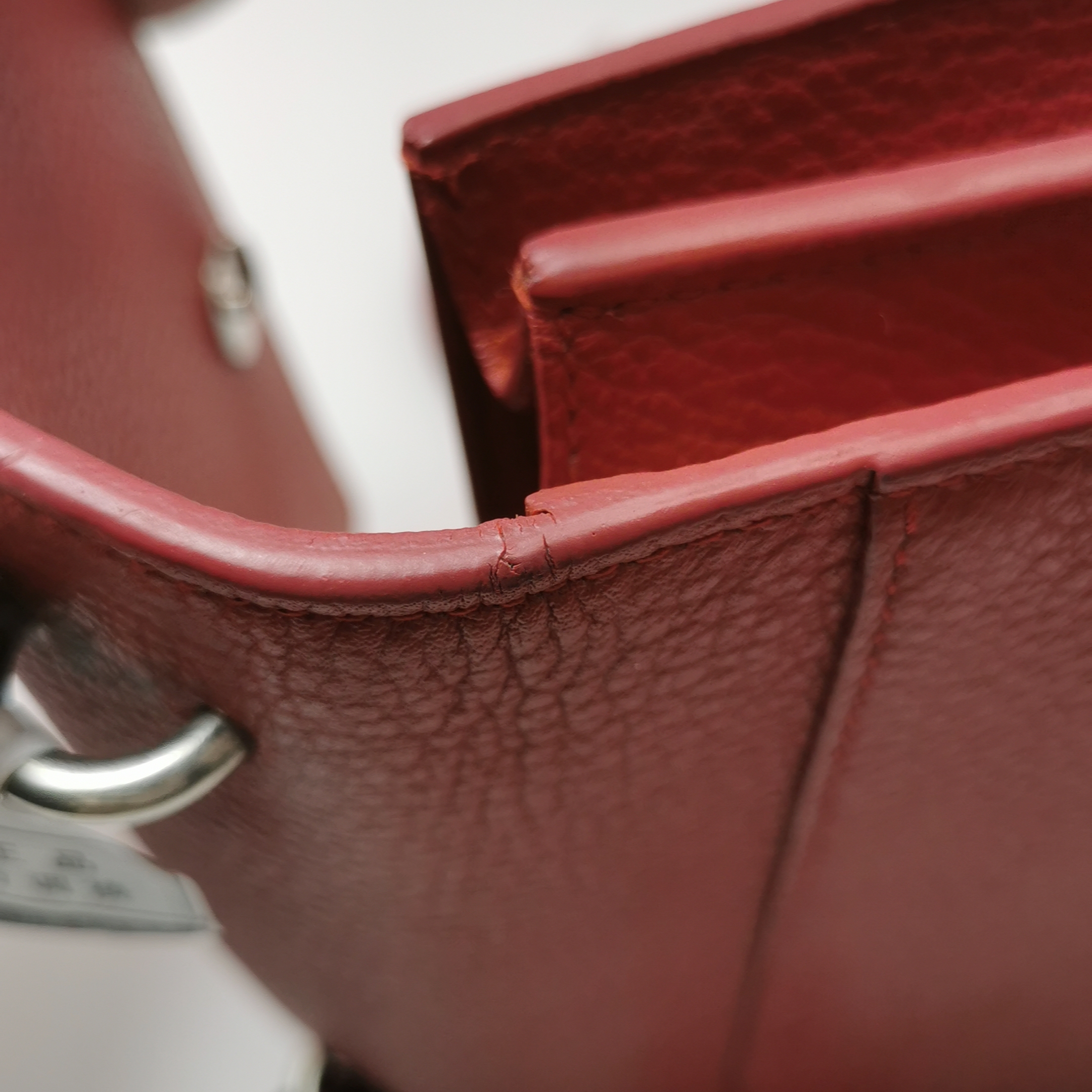 Saint Laurent(YSL) Sunset Top Handle Shoulder Bag Leather Small — photo 13 of 16