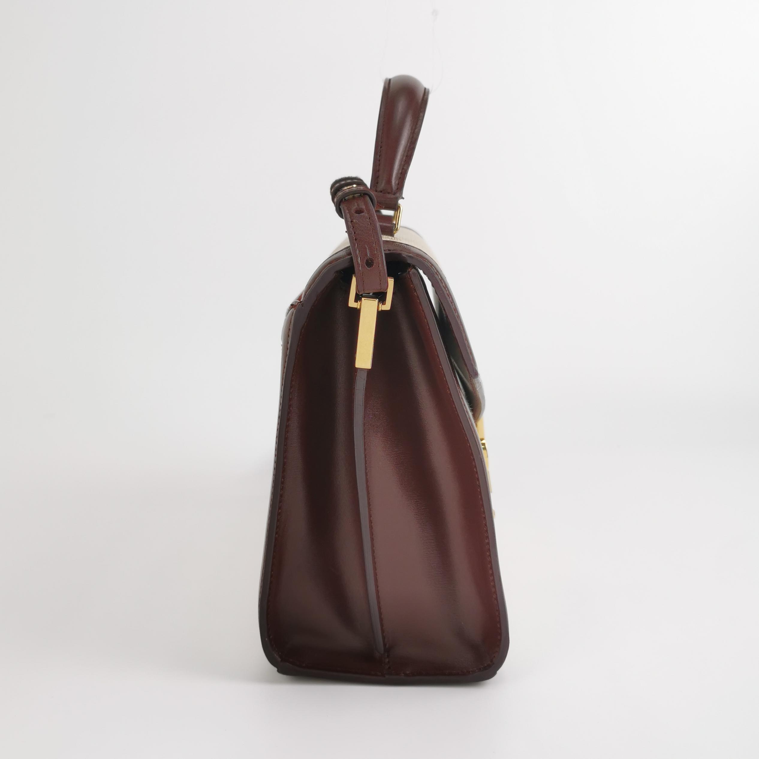 Saint Laurent Cassandra Top Handle Bag Canvas with Leather Medium — photo 4 of 14